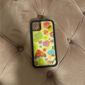 iPhone 11 wild flower mushroom phone case.
